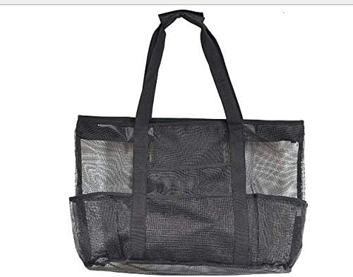 Dejaroo Mesh Sand Free Bag - Strong Lightweight Bag For Beach & Vacation Essentials. Tons of Storage!