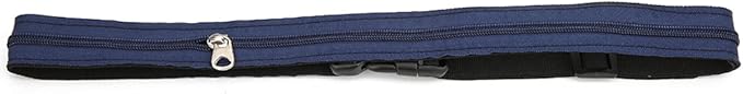 Anti Theft Money Belt with Zipper Pocket, Sports Waist Bag for Outdoor Activities, Concealed Wallet Belt for Running Travel Hiking, Durable Polyester Belt with Secure Release Buckl (3CM)