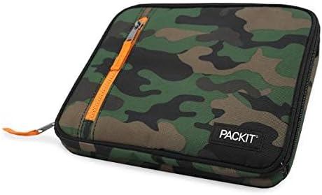 PackIt Freezable Classic Lunch Box, Camo, Built with EcoFreeze Technology, Collapsible, Reusable, Zip Closure With Zip Front Pocket and Buckle Handle, Perfect for Lunches
