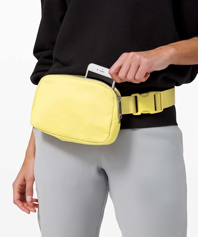 Fanny Pack Cross Body Small Crossbody Bags for Women Men Trendy Nylon Waterproof Mini Purse Travel Running Belt Bag Lulu Dupes Bum Hip Chest Waist Pack Side Bag Must Have Fuchsia