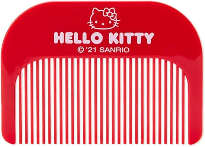 Sanrio 962481 Hello Kitty Table Top Mount Face Mirror & Comb Set