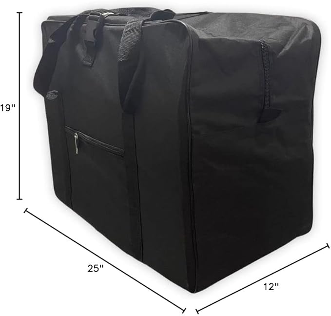 travel bag, Square Cargo Travel Duffle Bag Bolsa Maleta de Lona Cap Luggage Tote, 25x19x13, TSA Aprove, load up to 50 lb