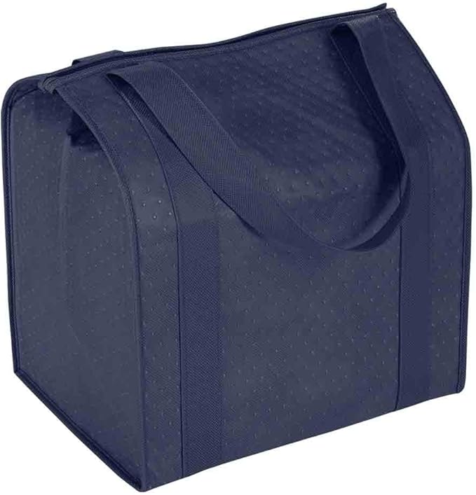 Mediz Hannah Direct Large Capacity Heavy Duty Insulated Smart Shopping Bag - Strong Reusable Grocery Tote 2 Pack