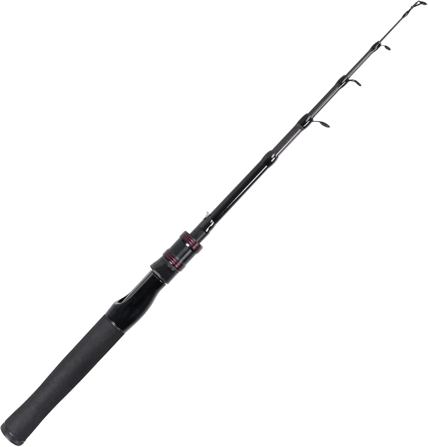 Telescopic Fishing Rod, Collapsible Fishing Rod Portable Spinning Pole for Saltwater and Freshwater, Carbon Fiber Lightweight and Compact Design