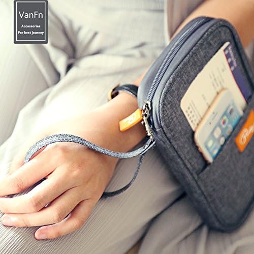 VanFn RFID Travel Passport Wallet, Family Passport Holder, Trip Document Organizer P.Travel Series