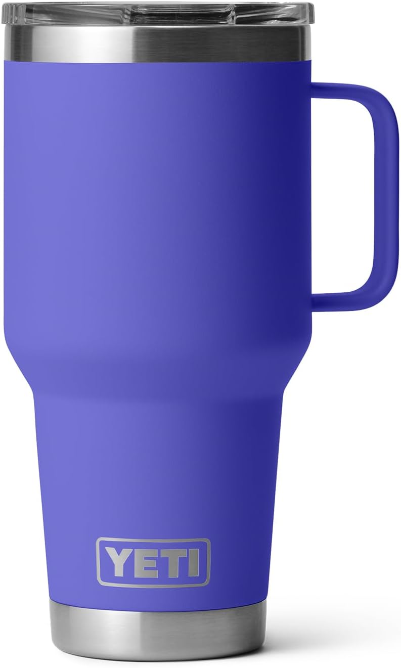 YETI Rambler 30 oz Travel Mug, Stainless Steel, Vacuum Insulated with Stronghold Lid
