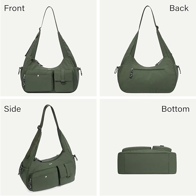 CLUCI Travel Purses for Women, Waterproof Nylon Crossbody Bags for Woman Trendy, Anti Theft Shoulder Handbags for Ladies