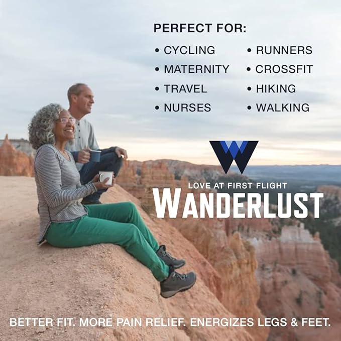 Wanderlust Travel Compression Socks - Support Stockings