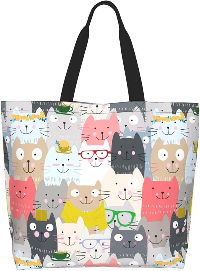 Tote Bag for Women Large Beach Bag Reusable Grocery Bags Handbag for Travel Shopping