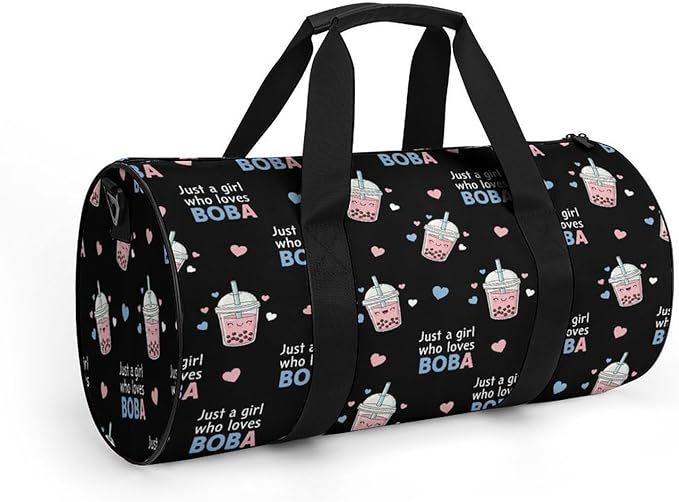 Gym Sports Duffle Bag Just A Girl Who Loves Weekender Carry on Beach Yoga Overnight Luggage Bag Travel Training Workout Bags