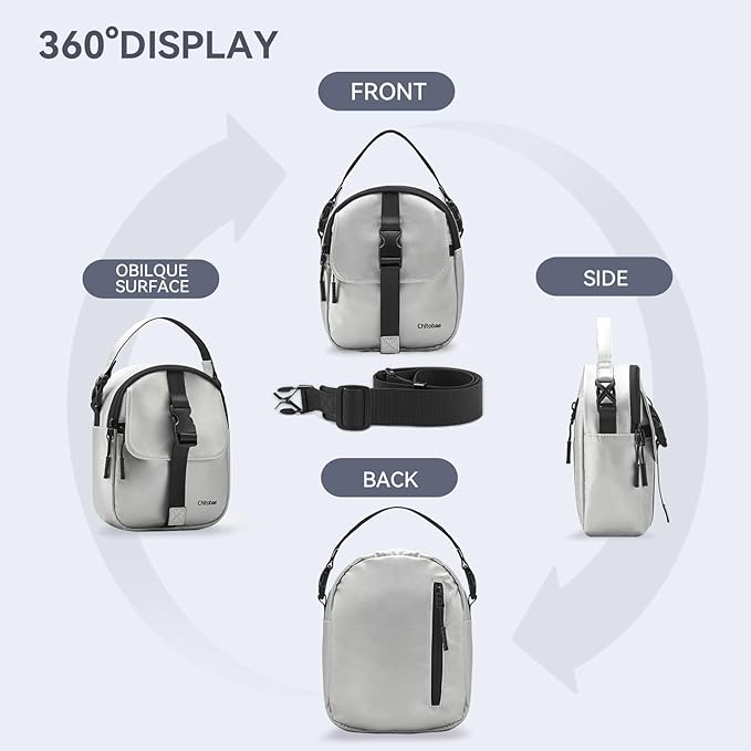 chitobae Lightweight Crossbody Bags for Women,Waterproof Anti-thief Handbags,Shoulder Purse for Travel Shopping