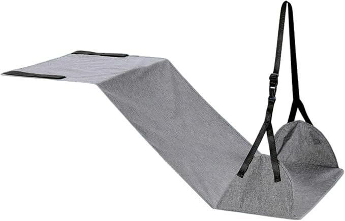 Airplane Foot Hammock Portable Height Adjustable Foot Hammock for Plane Travel Relieves Legs Pressure Feet Rest for Office, Desk, Bus, Train, Long Trip for Plane Travel