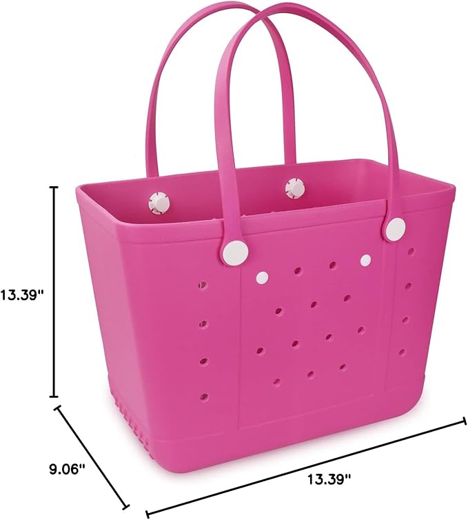 Lightweight Extra large Rubber Beach Bag Small mini Tote Bag for Gym Waterproof medium Open Handbag for Pool Sports