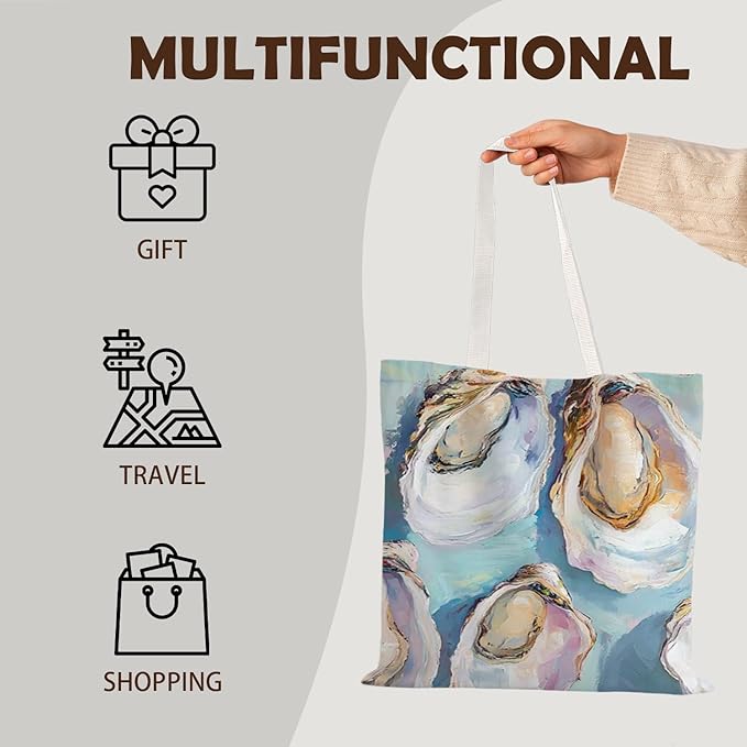 FBB Ocaen Beachy Ocean Sea Fish Reusable Grocery Shopping Bag