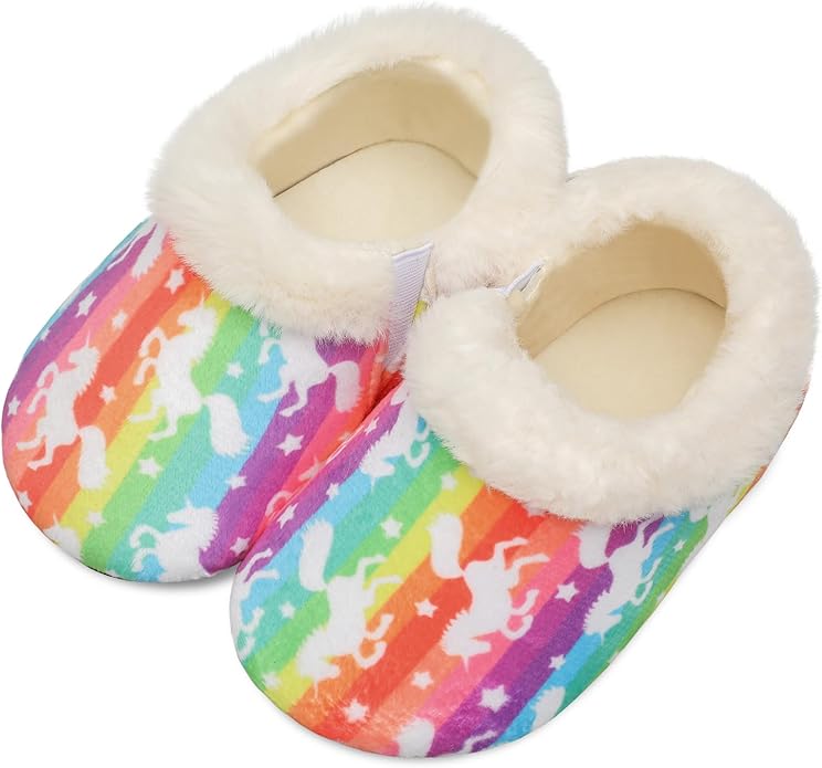 Centipede Demon Toddler Slippers for Boys Girls Slip on Kids Baby Toddlers House Shoes Lightweight Barefoot Furry Sock Shoes Indoor Outdoor Warm Walking Shoes