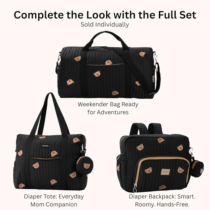 Women’s Travel Duffel Bag – Large Weekender & Overnight Travel Bag with Wet Pocket, Carry-On Friendly, Ideal as Hospital or Maternity Bag for Labor and Delivery
