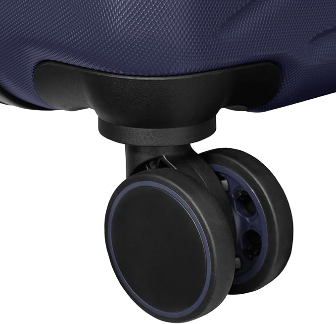 Everest Expandable Hardsided Spinner (Navy, 24-Inch Checked Medium)
