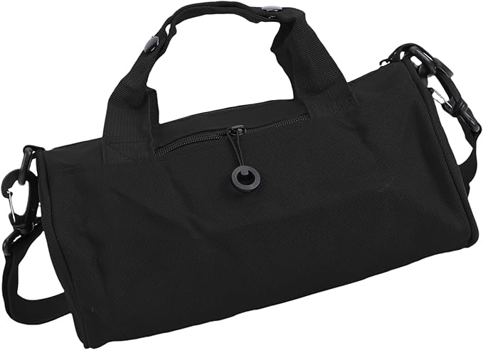 Greensen Compact Travel Bag, Oxford Fabric Gym Bag with Organized Storage, Lightweight and Versatile for Weekend Getaways and Daily Use (Black)