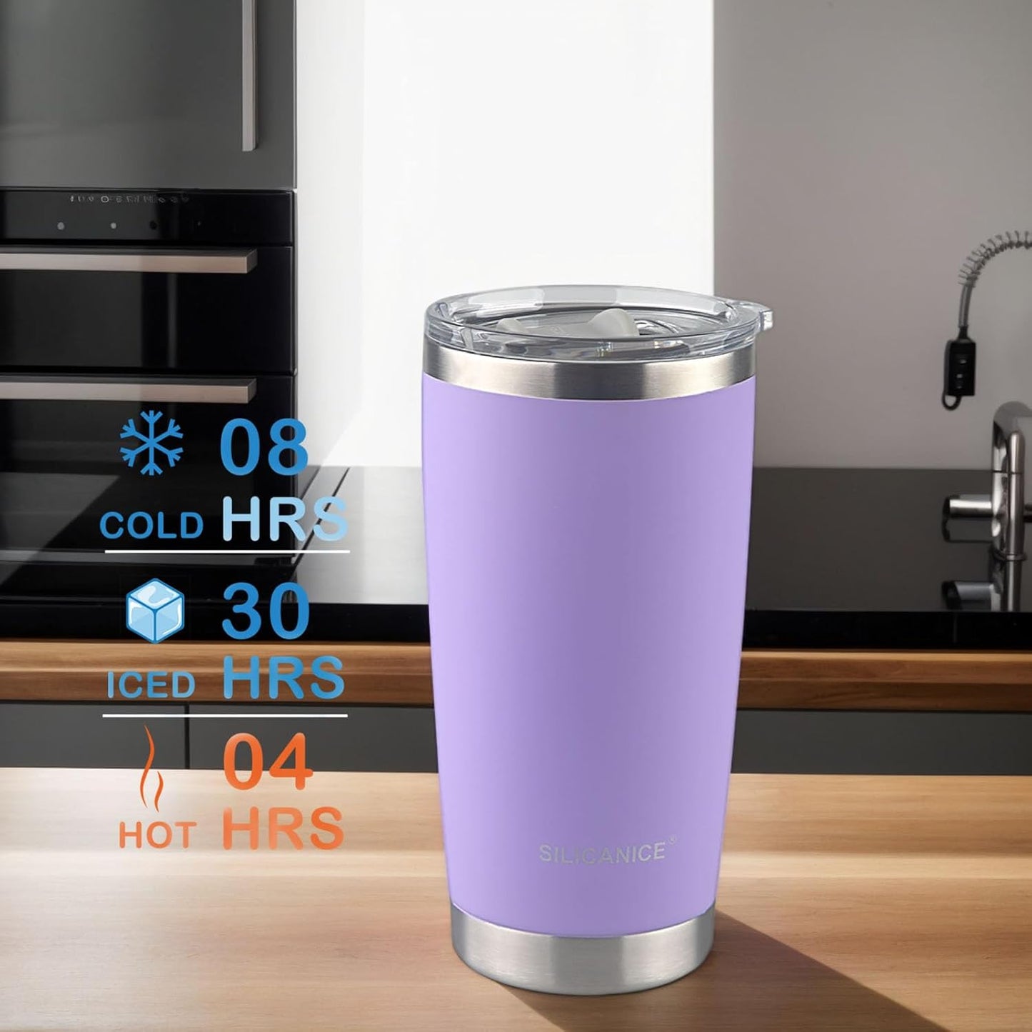 Purple Soft Touch Cup With Lid,20 Oz Insulated Double Wall Tumbler | Metal Drinking Camping Cup | Beer Gifts For Men,Spill Proof Perfect for Cappuccino & Protein Powder,Sip Coffee Mug