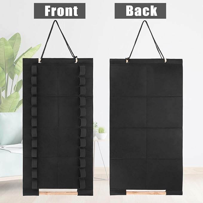 Karate Belt Display Rack, Taekwondo Belt Display Holder with Bamboo Medal Rack, Jiu Jitsu Belt Hanging Holder, Felt Martial Arts Belts Organizer for Taekwondo, Karate, BJJ Learners