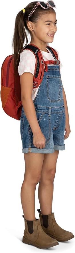 Osprey Daylite Jr. Kids' Commuter Backpack, Orange Dawn/Bazan