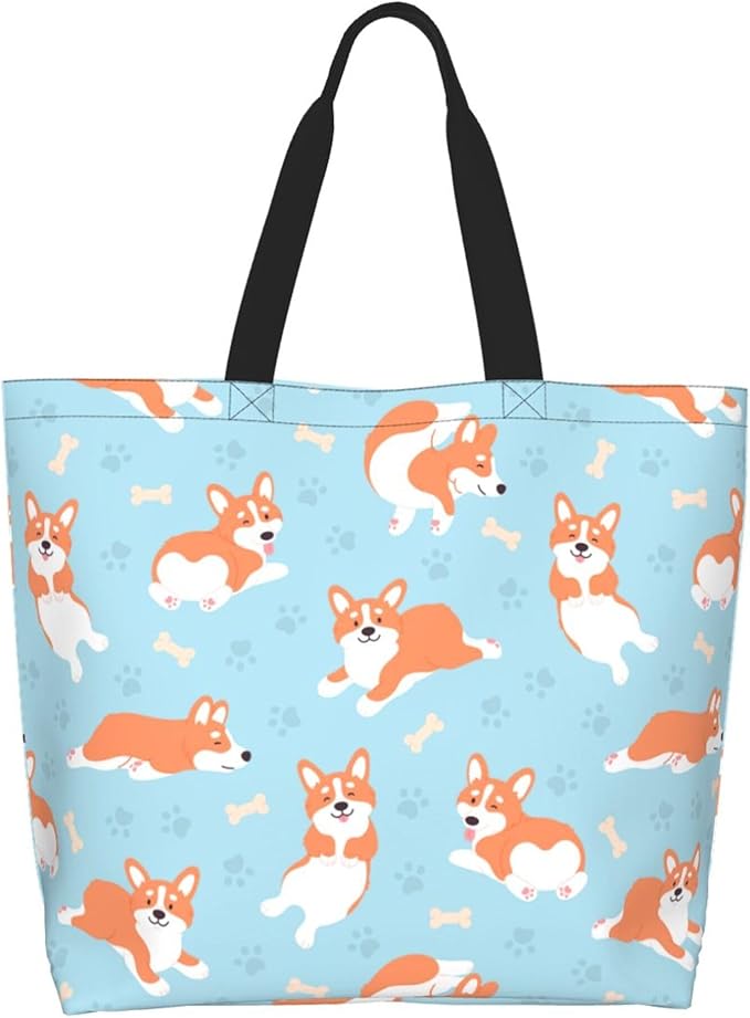 Tote Bag for Women Large Beach Bag Reusable Grocery Bags Handbag for Travel Shopping