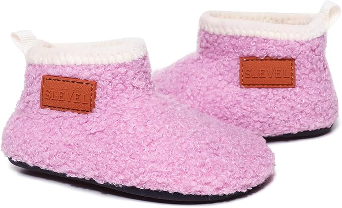 ditont Toddler Slippers Non-Slip Lightweight Comfortable Kids Indoor Grip House Home Shoes for Boys Girl