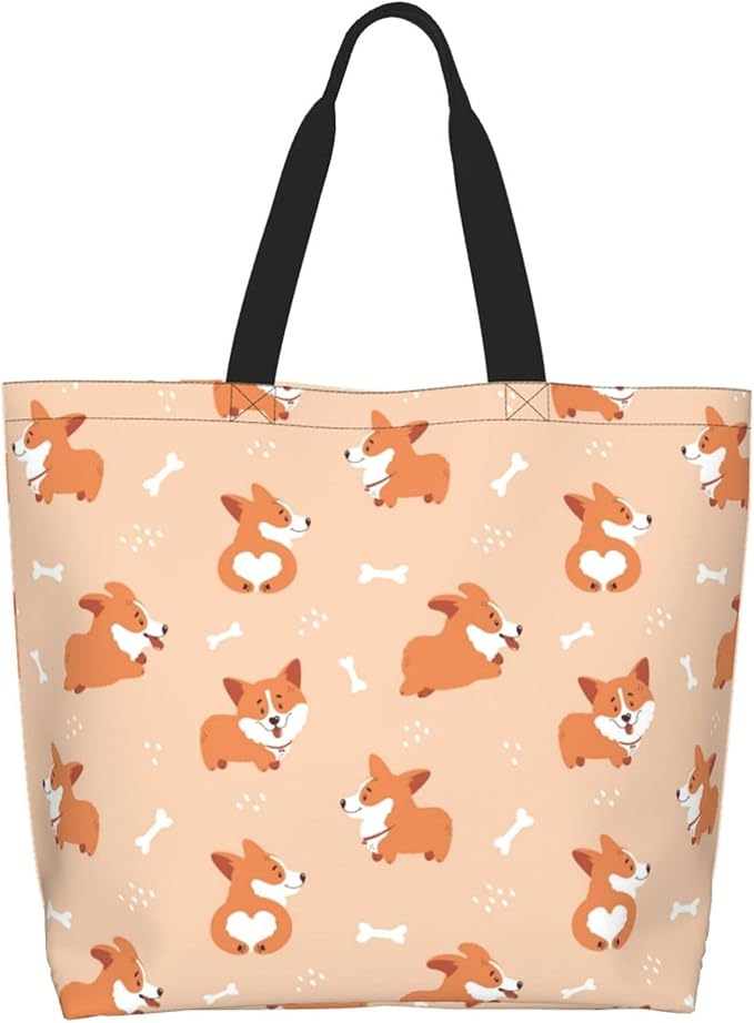 Tote Bag for Women Large Beach Bag Reusable Grocery Bags Handbag for Travel Shopping