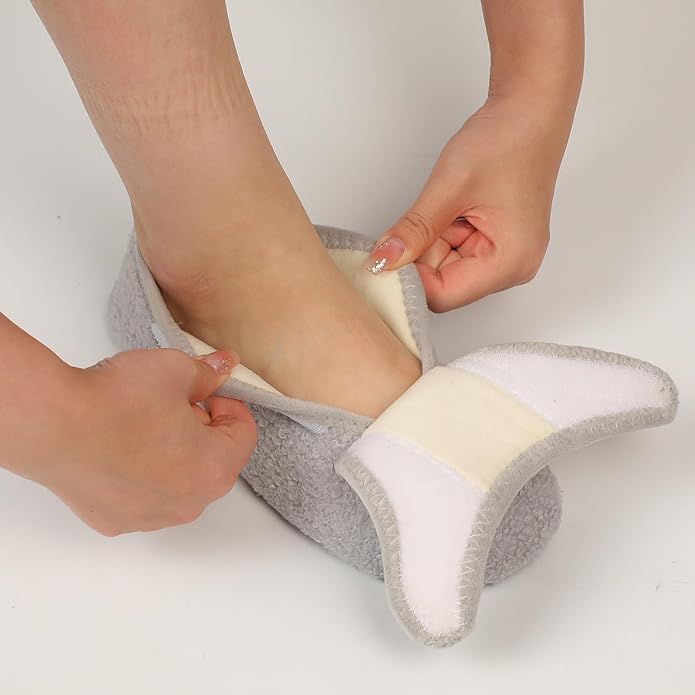 BARERUN Slippers for Women Men Wide House Diabetic Shoes for Women Men Warm Arthritis Edema Swollen Neuropathy Socks Slip on Adjustable Fuzzy Comfy Soft Womens Mens Bedroom Sliipers