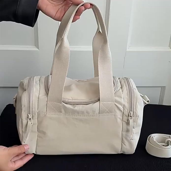 Stylish Convertible Shoulder Bag, Spacious Interior Wear for Daily Commute Outdoor Activities Ergonomic Gym Bag