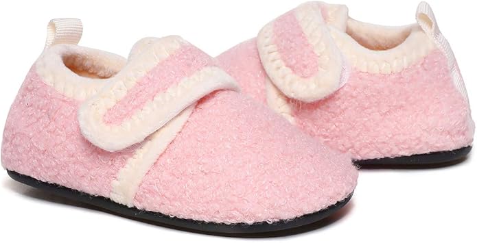 ditont Toddler Slippers Non-Slip Lightweight Comfortable Kids Indoor Grip House Home Shoes for Boys Girl