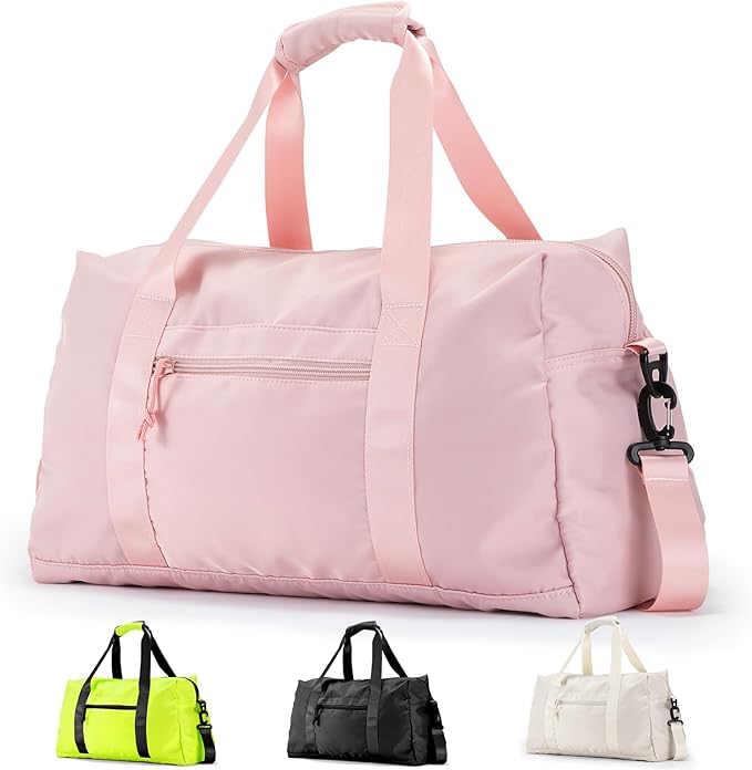 Travel Duffle Bag,Sport Gym Bag for Men And Women with Wet Pocket,Weekender Bag Carry On Tote Bags for Airplane