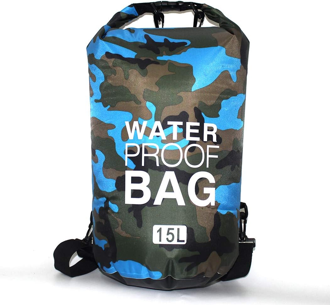Waterproof Dry Bag 2L/5L/10L/15L/20L/30L, Roll Top Sack Keeps Gear Dry for Kayaking, Rafting, Boating, Swimming, Camping, Hiking, Beach, Fishing with Free Waterproof Phone Case