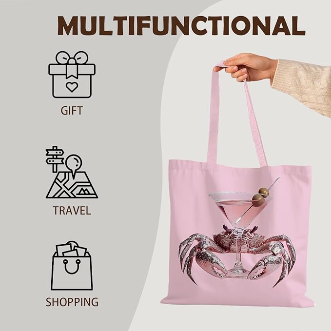 FBB Ocaen Beachy Ocean Sea Fish Reusable Grocery Shopping Bag