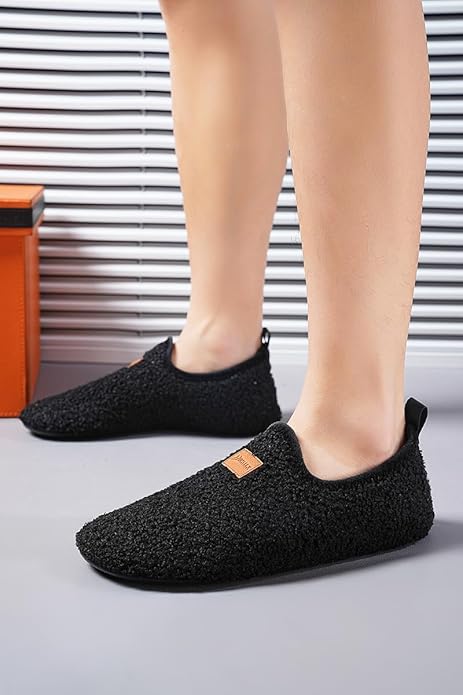 SLEVEL Lightweight Non Slip Travel Indoor Grip House Slipper Socks Unisex Adult Around The House Floor Home Shoes for Women Men