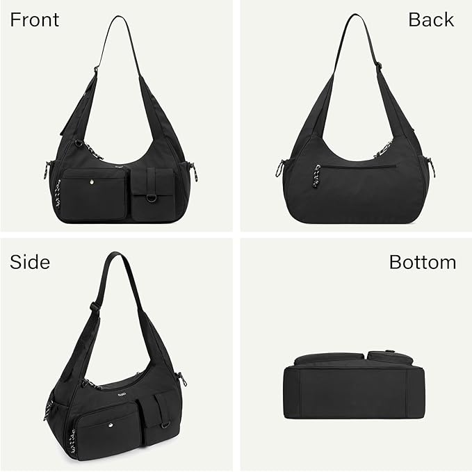 CLUCI Travel Purses for Women, Waterproof Nylon Crossbody Bags for Woman Trendy, Anti Theft Shoulder Handbags for Ladies