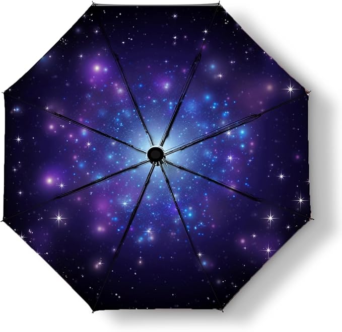 MRTLLOA 42/49 Inch Compact Travel Essentials Umbrella for Rain, Lightweight, Portable, Automatic, Strong, Waterproof Folding Umbrellas for Women, Men and Teenagers