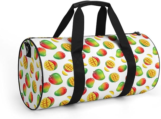 Workout Lightweight Duffel Bags Mango Art Basketball Football Weekender Bag Foldable Gym Travel Bags for Men Women