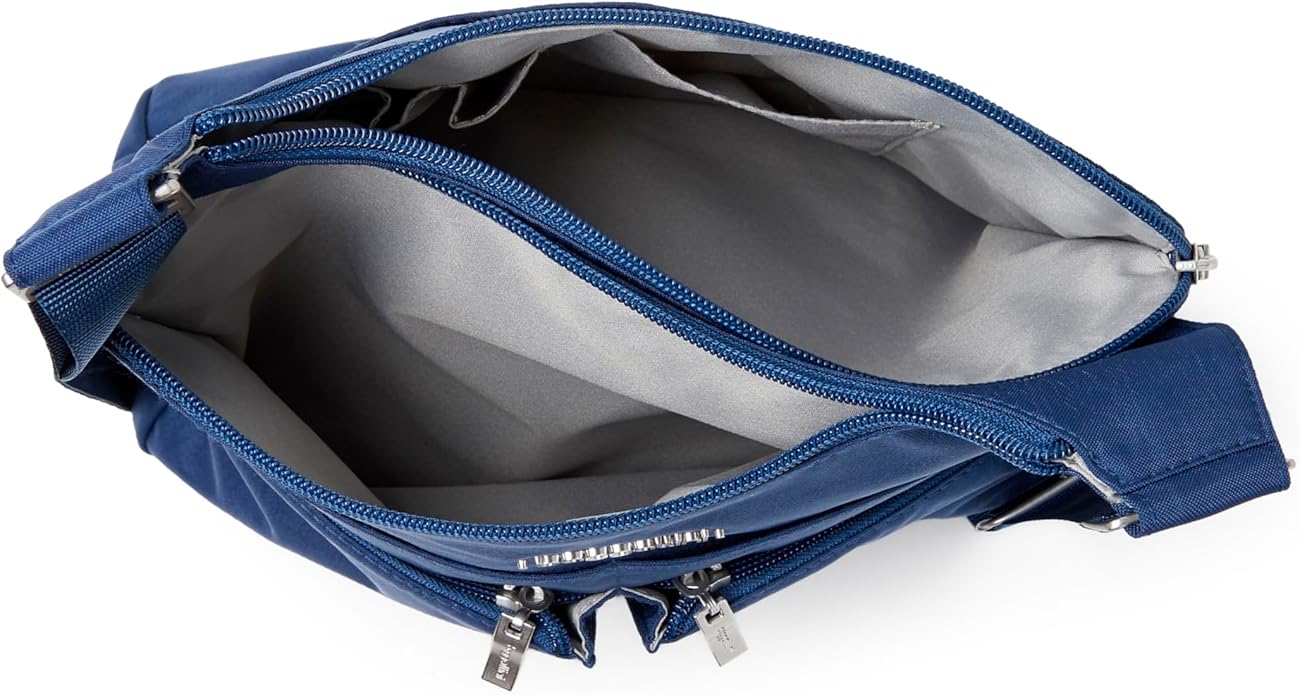 Baggallini Crossbody Travel Bag 11x8.5 Lightweight Water-resistant Nylon Handbag