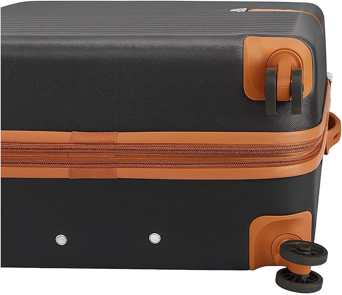 World Traveler Garland Lightweight Hardside 28-Inch Expandable Spinner Luggage with TSA Lock - Black