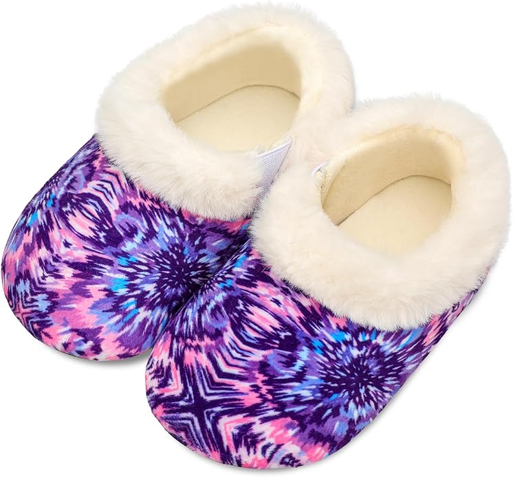Centipede Demon Toddler Slippers for Boys Girls Slip on Kids Baby Toddlers House Shoes Lightweight Barefoot Furry Sock Shoes Indoor Outdoor Warm Walking Shoes