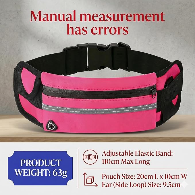 Anti-Theft Invisible Waist Bag, Anti-Theft Money Belt Multifunctional Outdoor Sports Waist Bag with Water Bottle Strap (Green)