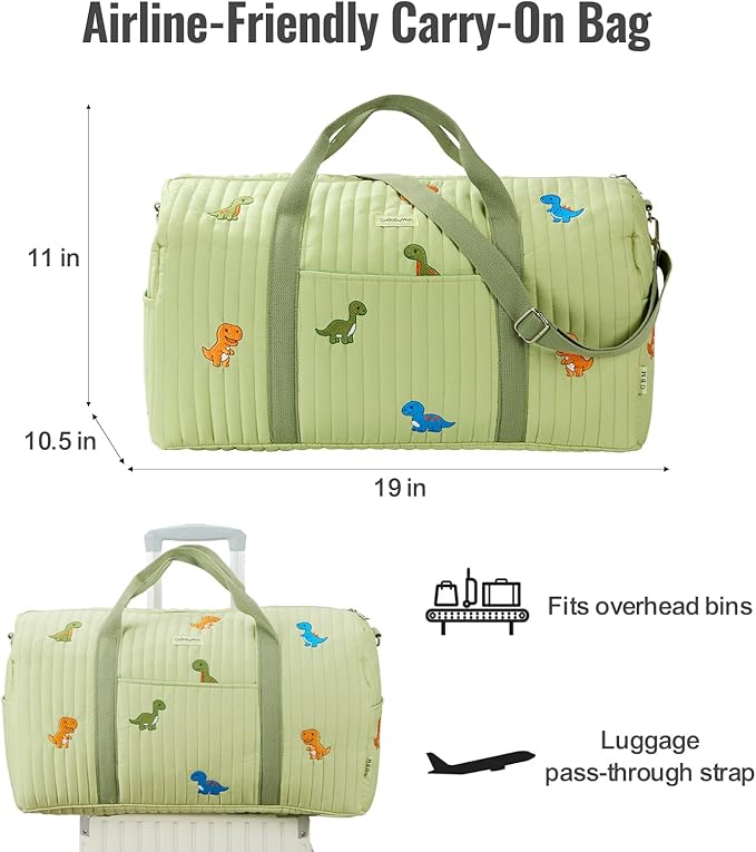 Women’s Travel Duffel Bag – Large Weekender & Overnight Travel Bag with Wet Pocket, Carry-On Friendly, Ideal as Hospital or Maternity Bag for Labor and Delivery