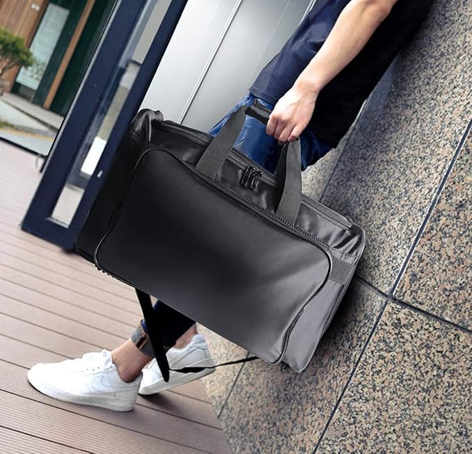 Sneaker Bag, 30L Large Capacity Multi-Function Bag, Waterproof Workout Duffel Travel Duffle Bag, Adjustable 4-Layer Gym Training Bag,Travel Bag for Men with Durable Shoulder Strap