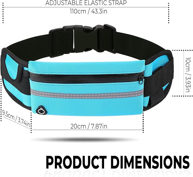 Anti-Theft Invisible Waist Bag - 2026 Lightweight Waterproof Money Belt, Multifunctional Running Belt with Water Bottle Strap, Hidden Travel Pouch for Passport Phone (Orange)