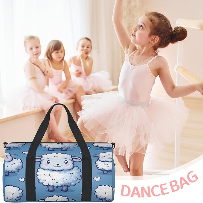Sheep Travel Duffle Bag for Women Men, Overnight Weekender Bag, Carry on Tote for Sport Gym