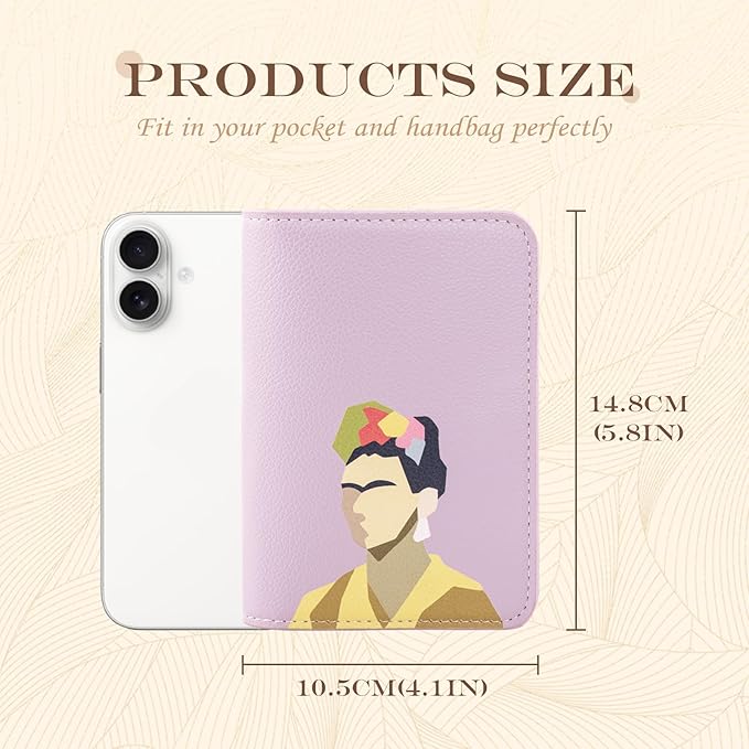 Lychii Passport Holder, Slim Passport Cover Travel Wallet with RFID Blocking, PU Leather Protector Pouch Protective Case for Passports, Boarding Pass, ID Cards