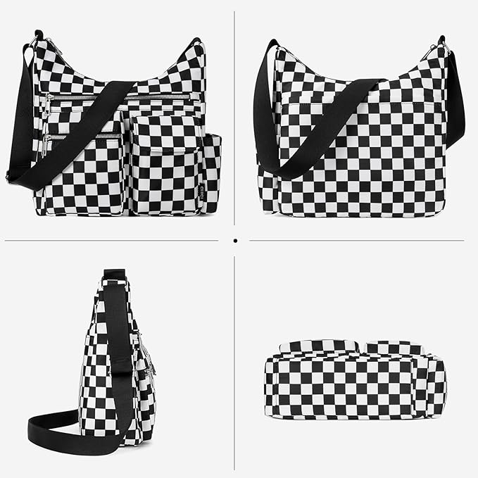 CLUCI Travel Purses for Women, Waterproof Nylon Crossbody Bags for Woman Trendy, Anti Theft Shoulder Handbags for Ladies