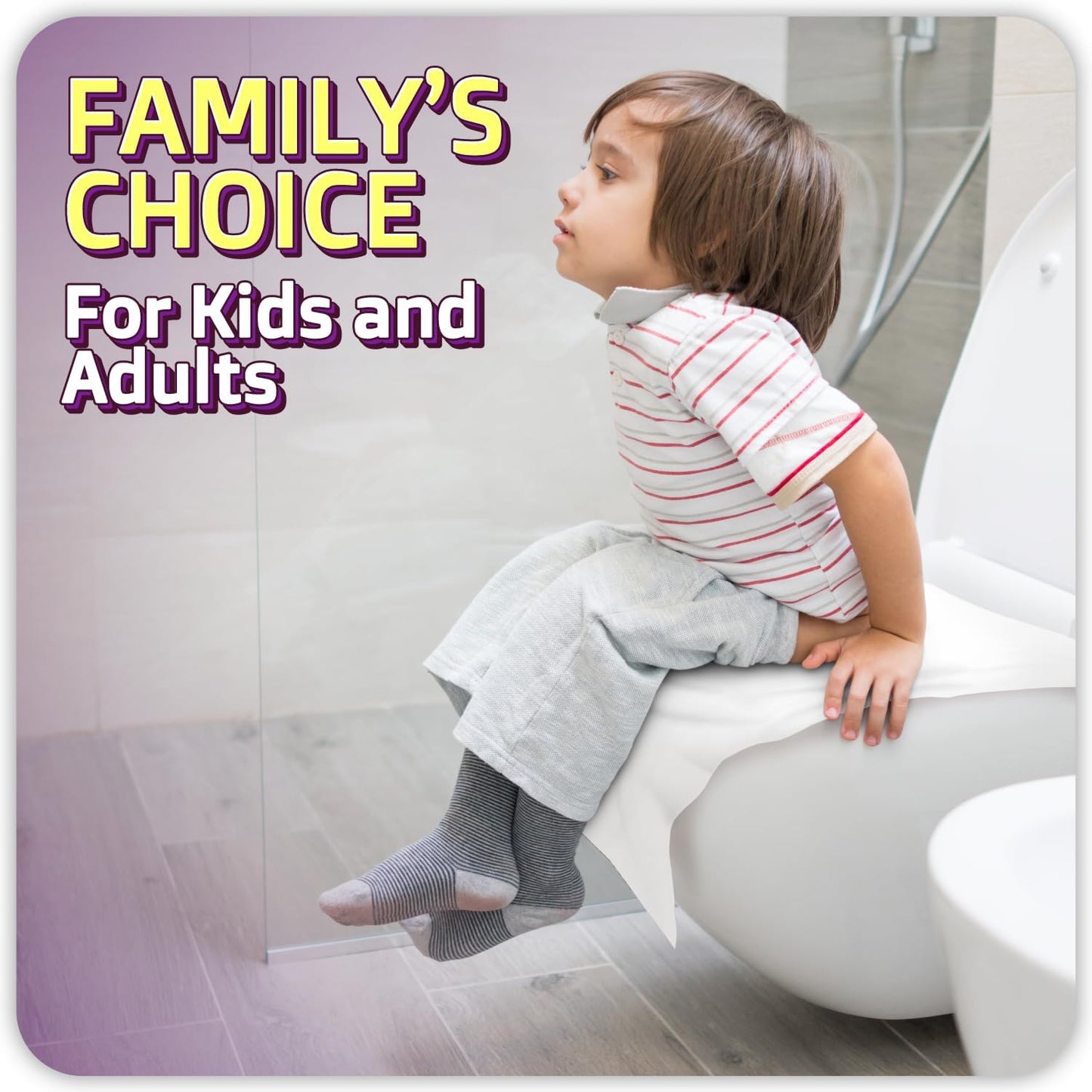 100 Pcs Disposable Toilet Seat Cover - Biodegradable and Flushable Toilet Seat Liners for Public Toilets | Compact One Size Fits All Travel Essentials Toiletries Covers | FIFCO