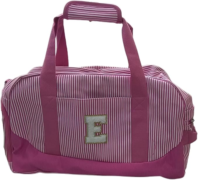 Kids Carry On Travel Duffle Bag, Letter E